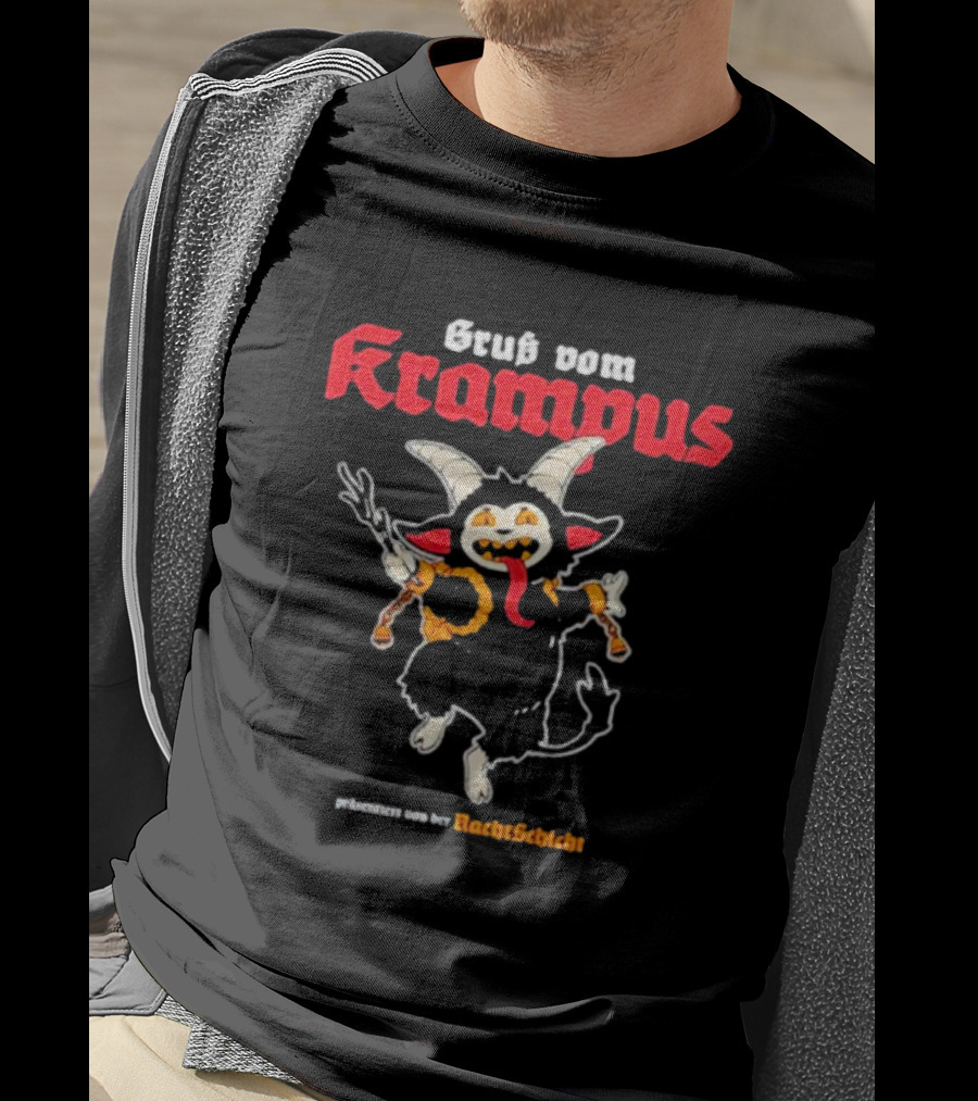 Grub Vom Krampus Präsentiert Von Der Nachtschicht T-Shirt