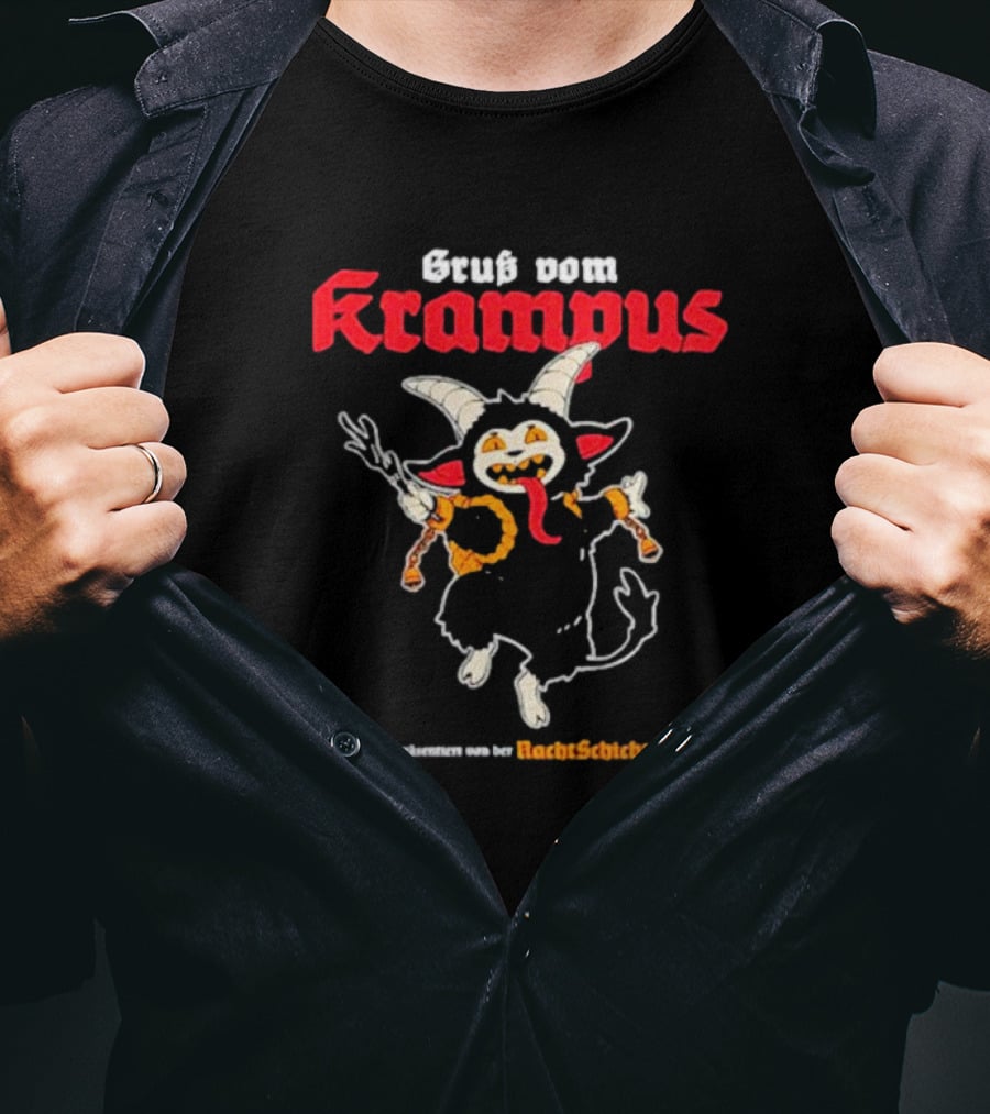 Grub Vom Krampus Präsentiert Von Der Nachtschicht T-Shirt