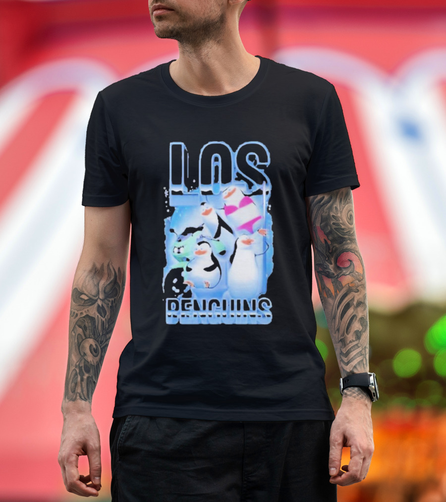 Los Penguins Animated Dancing Ice Party T-Shirt