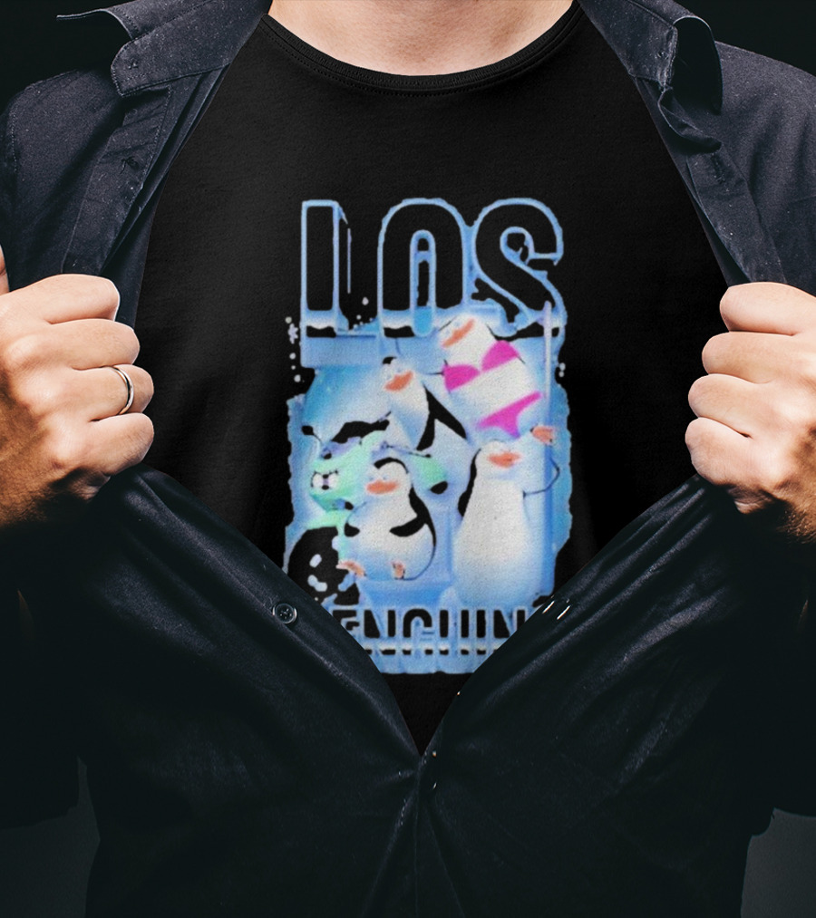 Los Penguins Animated Dancing Ice Party T-Shirt