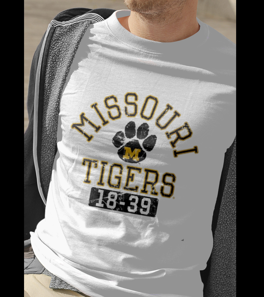 Missouri Tigers 18-39 Paw Logo Mizzou Legacy T-Shirt