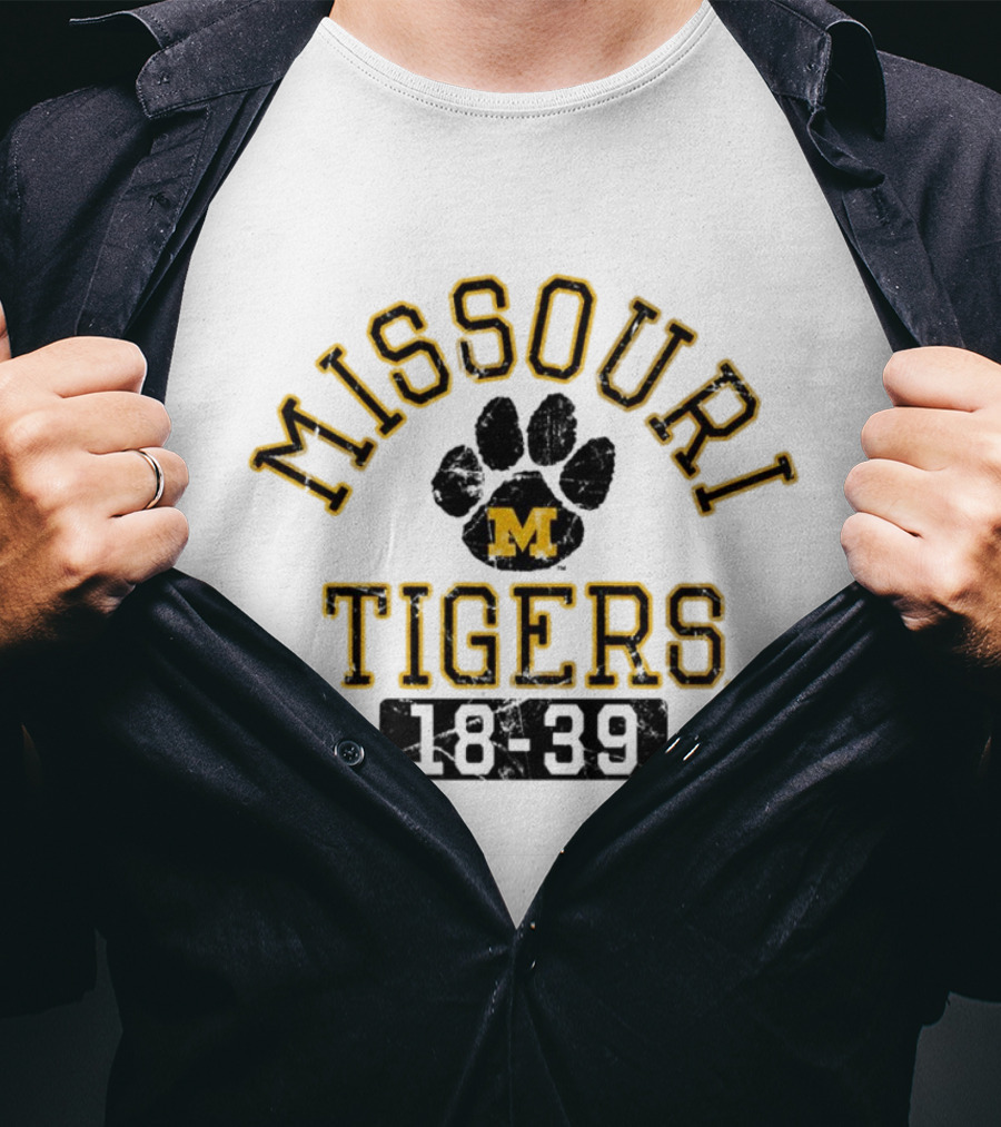 Missouri Tigers 18-39 Paw Logo Mizzou Legacy T-Shirt