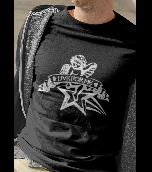 Omar Apollo Live For Me Angelic Cherub With Star T-Shirt
