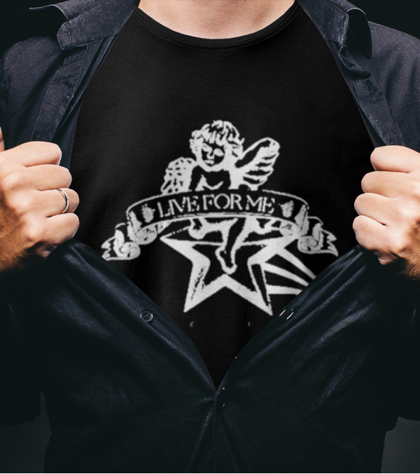 Omar Apollo Live For Me Angelic Cherub With Star T-Shirt
