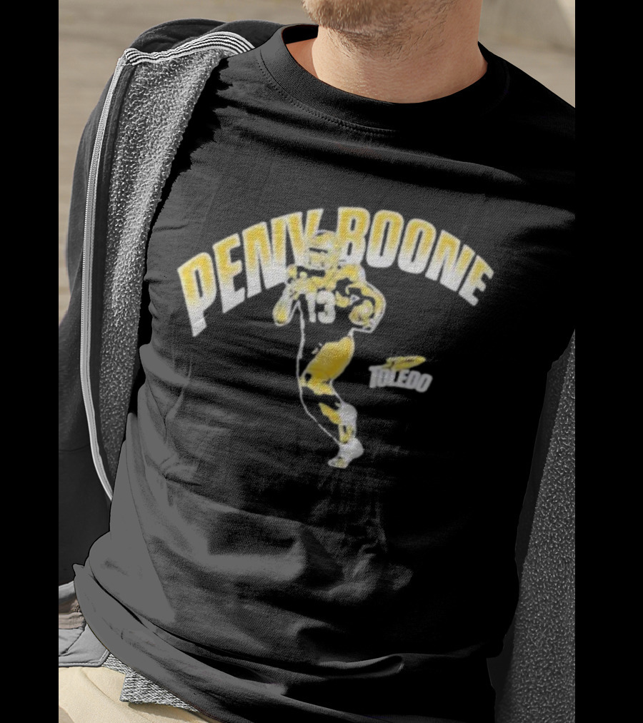 Penny Boone Toledo Football Number 13 Caricature T-Shirt