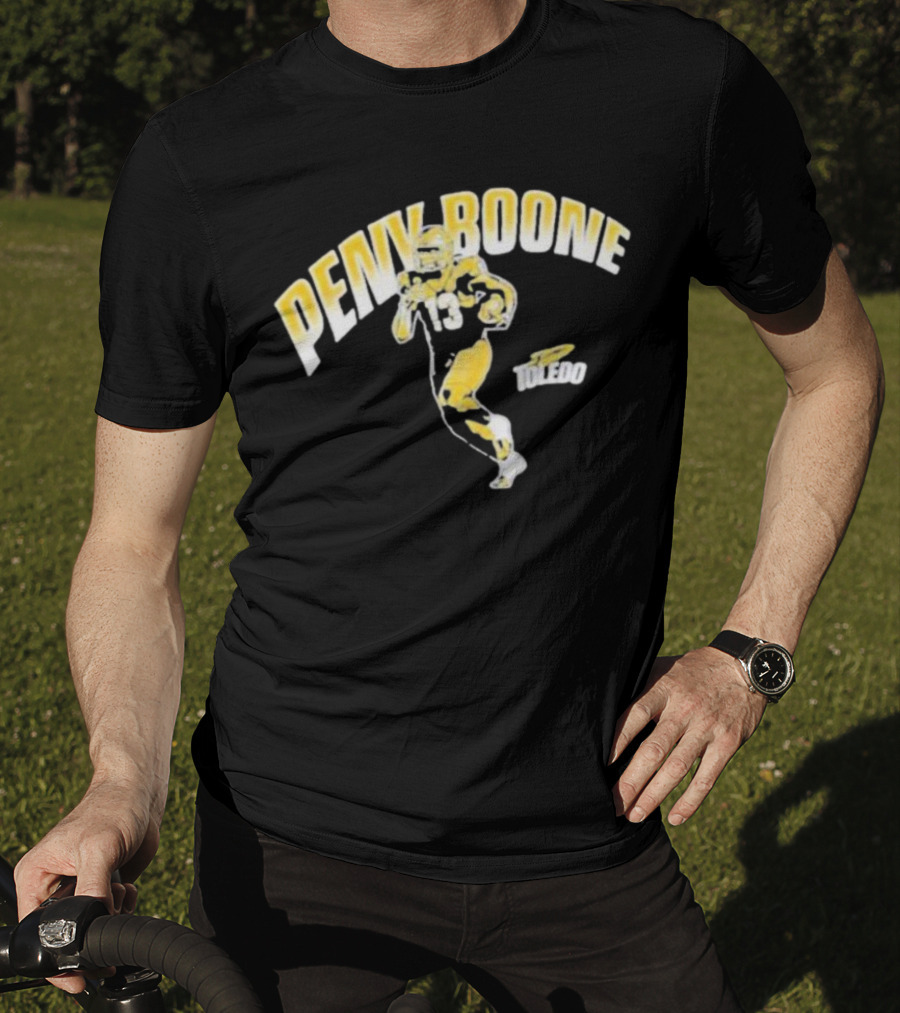 Penny Boone Toledo Football Number 13 Caricature T-Shirt
