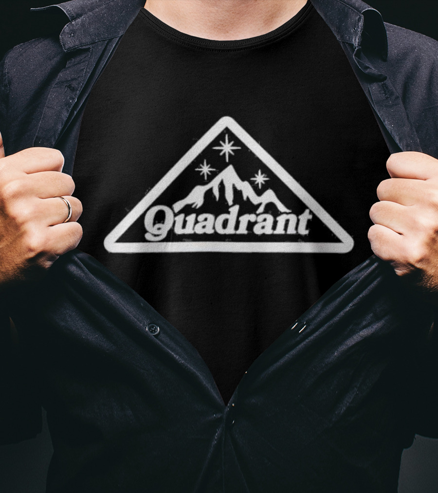 Quadrant Mountain Starry Triangle Adventure T-Shirt