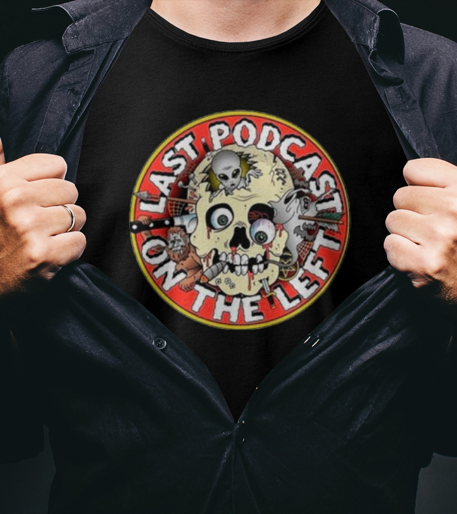 Last Podcast On The Left Skull T-Shirt