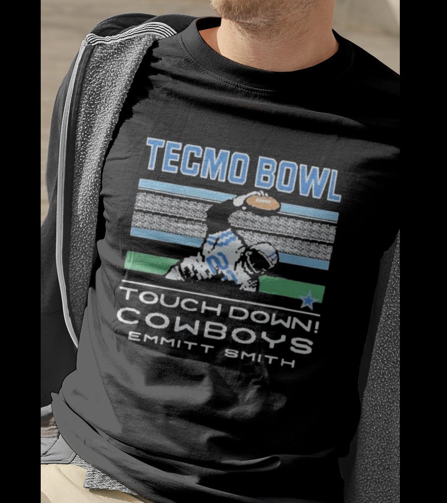 Tecmo Bowl Touchdown Cowboys Emmitt Smith T-Shirt