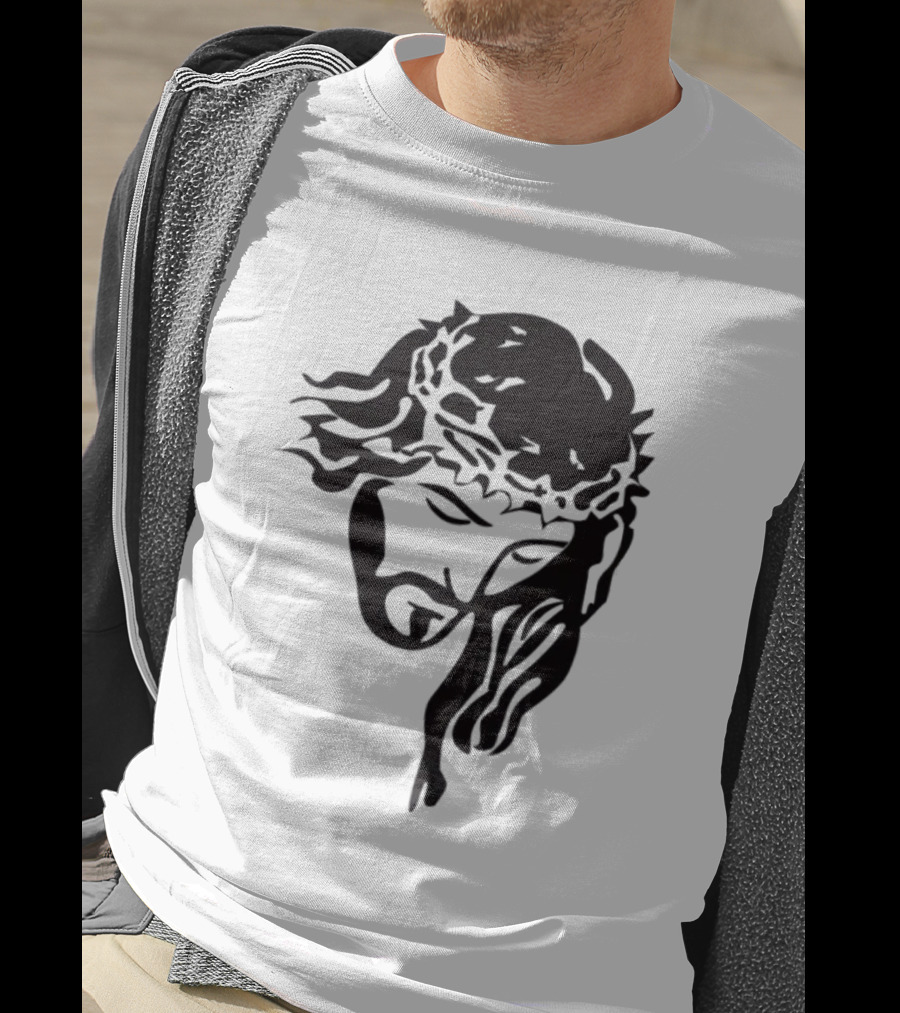 Jesus Christ Crown Of Thorns Christian T-Shirt