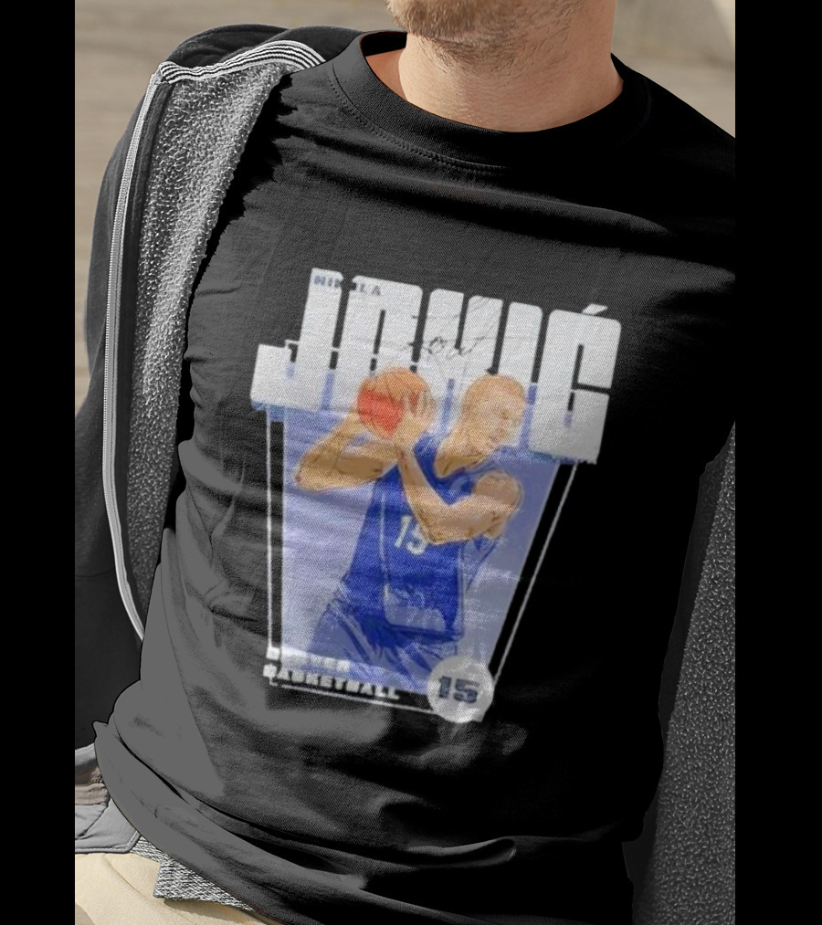 Nikola Jokic 15 Denver Basketball Premiere T-Shirt