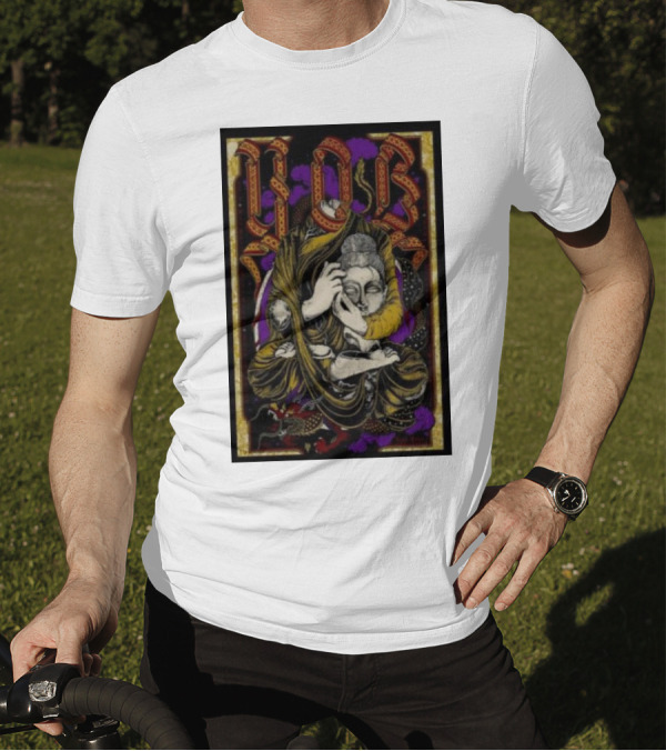 YOB Eugene John Henry’s Dec 09 Psychedelic Fantasy Sculpture T-Shirt