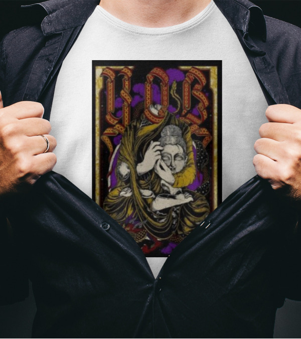 YOB Eugene John Henry’s Dec 09 Psychedelic Fantasy Sculpture T-Shirt