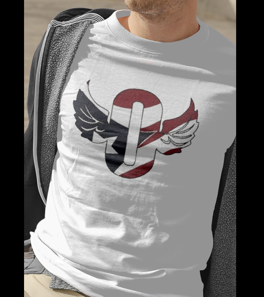 A1 Vintage Outkast Winged Emblem Flag T-Shirt
