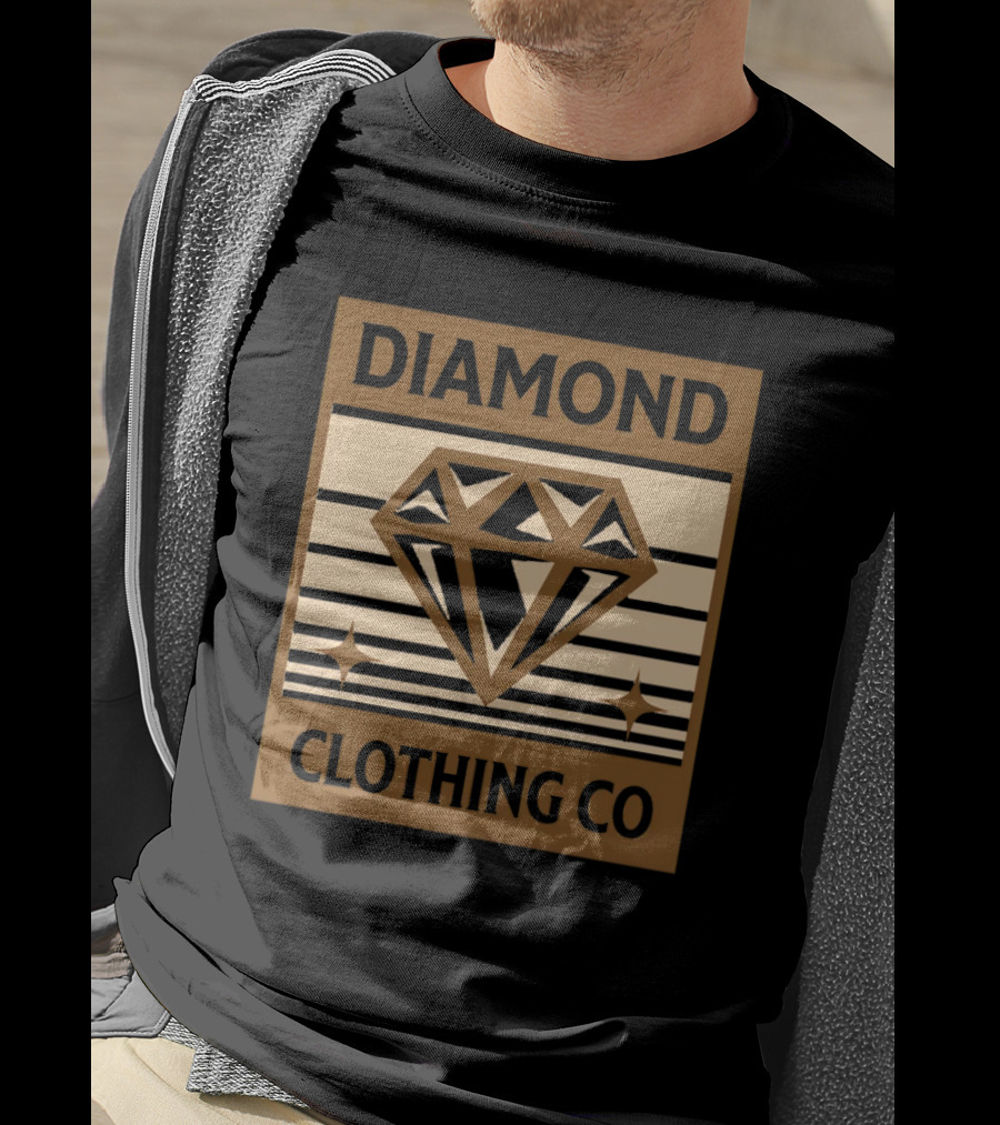 Diamond Clothing Co. Vintage Jewelry Stripes T-Shirt