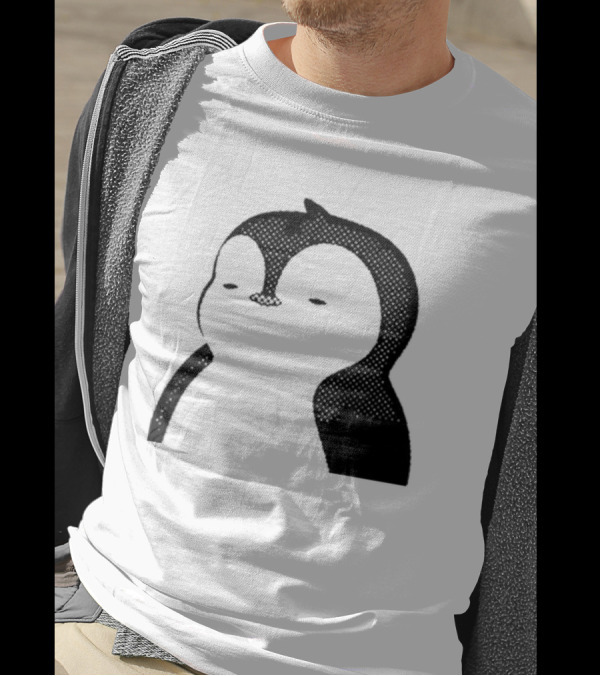 Luca Netz Penguin Chic Noir T-Shirt