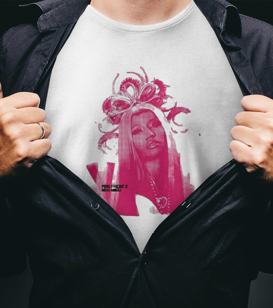 Nicki Minaj Pink Friday 2 Artistic Pink T-Shirt