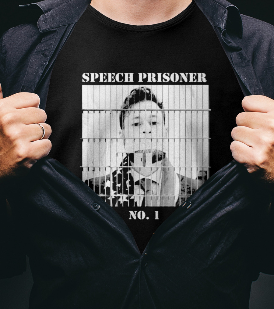 SPEECH PRISONER NO. 1 Owen Shroyer Photo T-Shirt