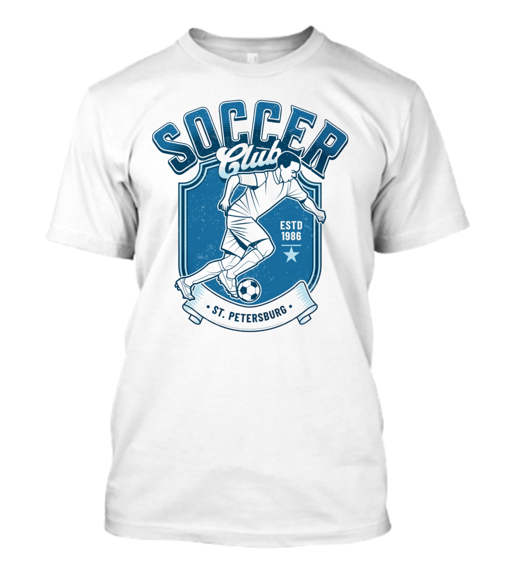 Soccer Club St. Petersburg ESTD 1986 T-Shirt