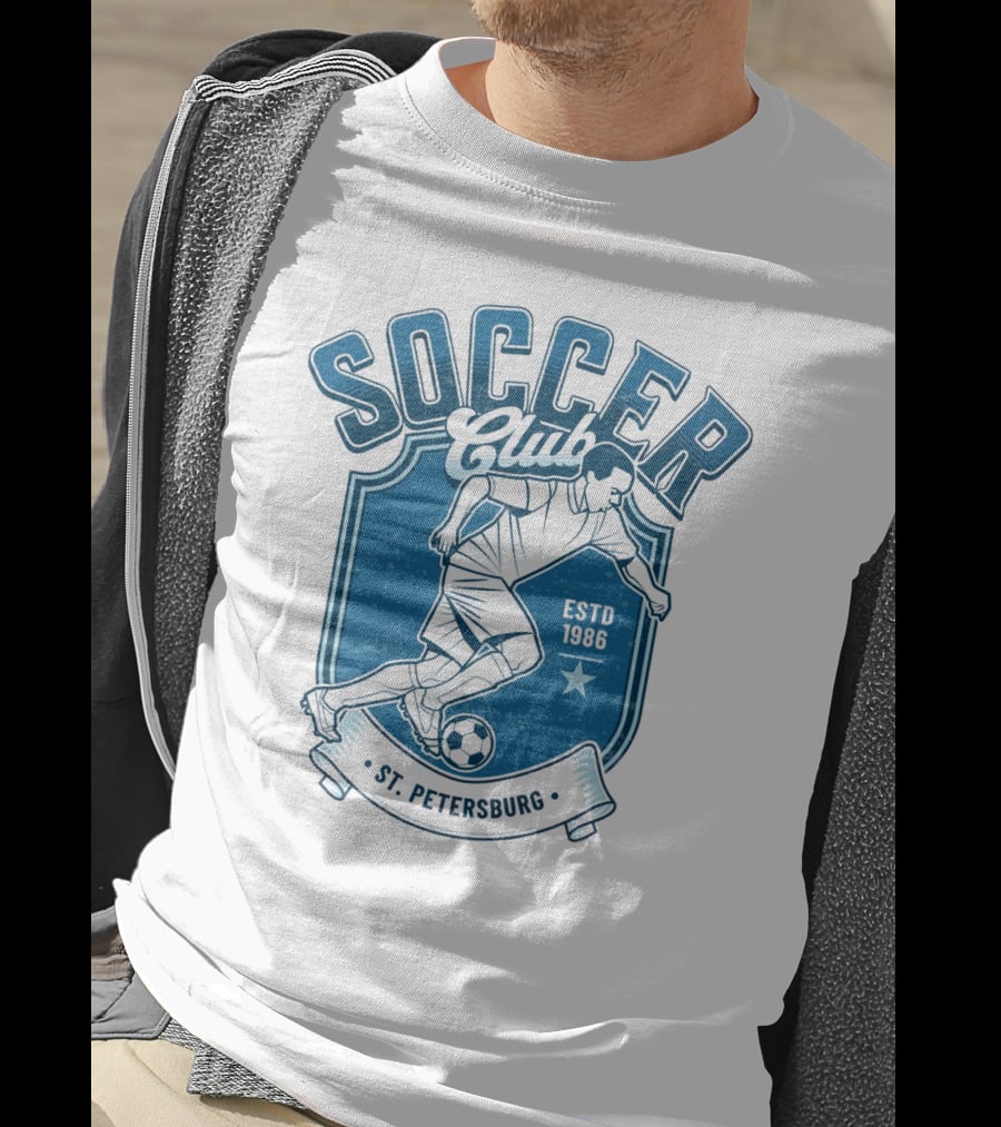 Soccer Club St. Petersburg ESTD 1986 T-Shirt