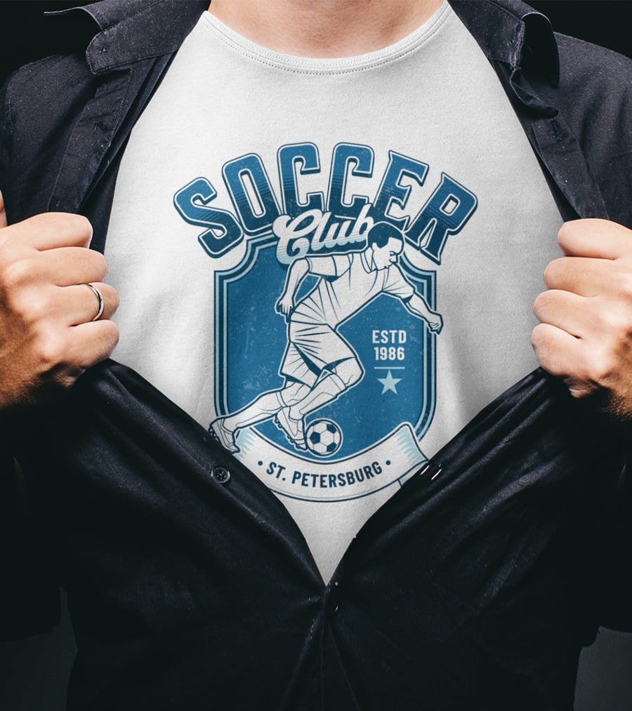 Soccer Club St. Petersburg ESTD 1986 T-Shirt