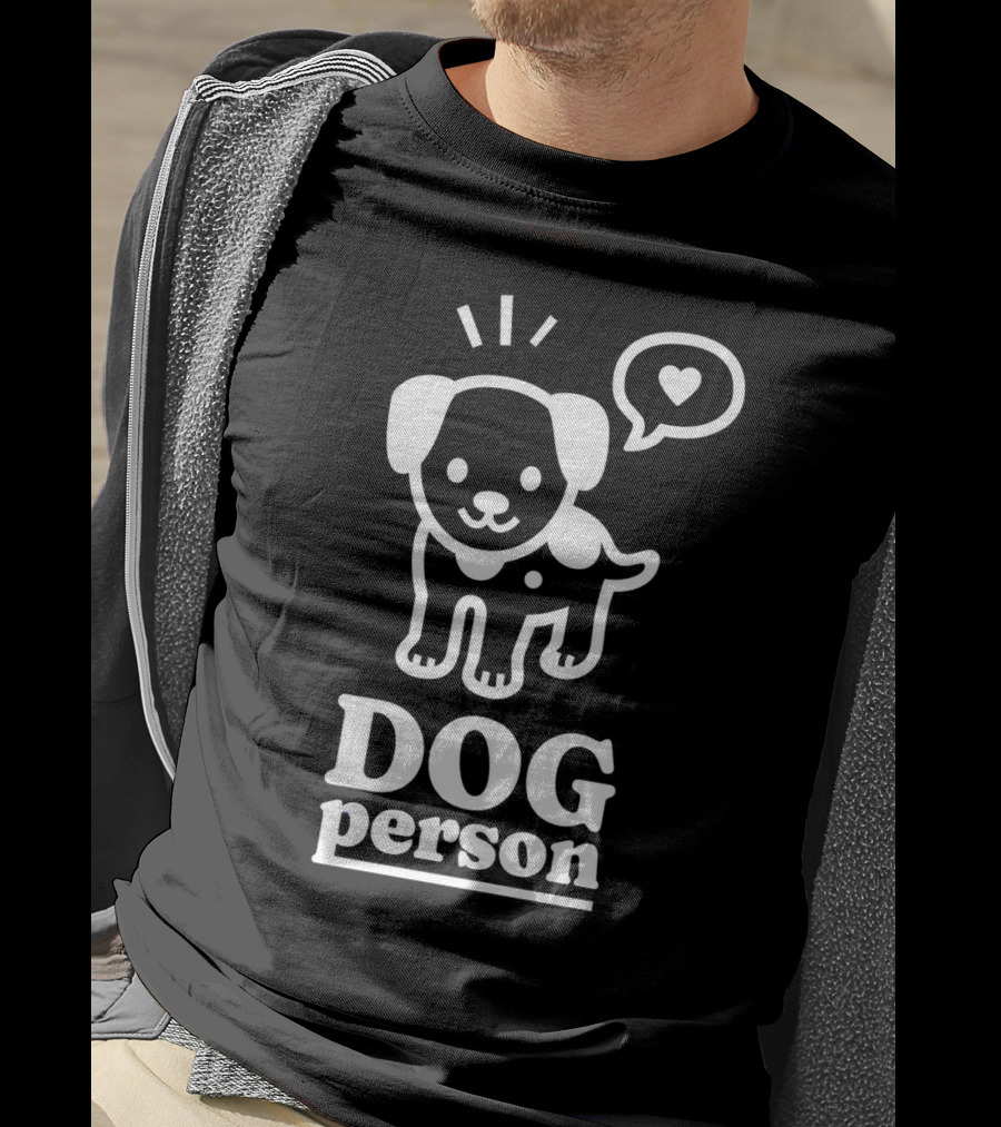 Dog Person Cute Animal Heart T-Shirt