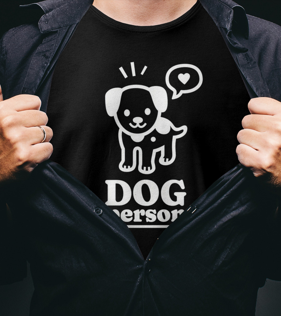Dog Person Cute Animal Heart T-Shirt
