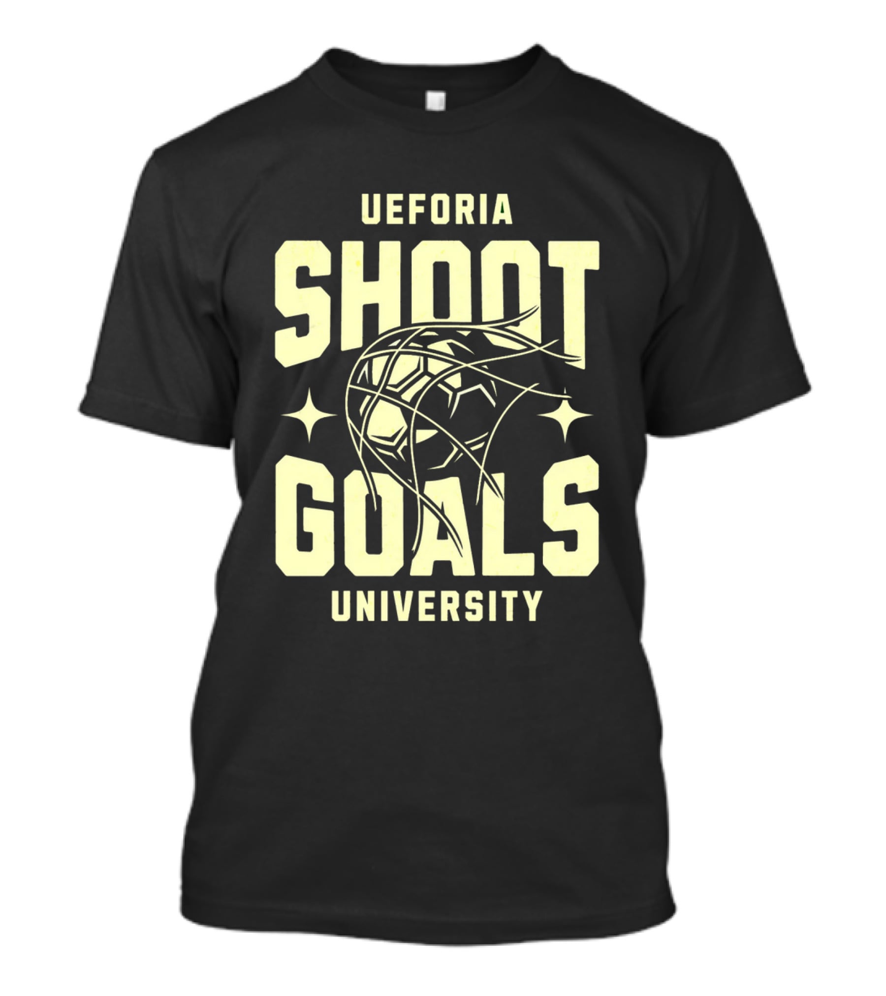 UEFORIA SHOOT GOALS UNIVERSITY Basketball T-Shirt