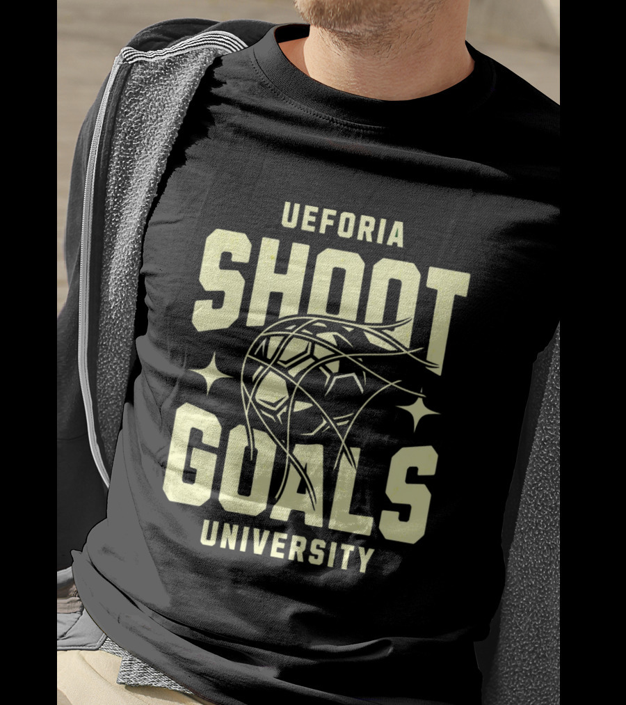 UEFORIA SHOOT GOALS UNIVERSITY Basketball T-Shirt