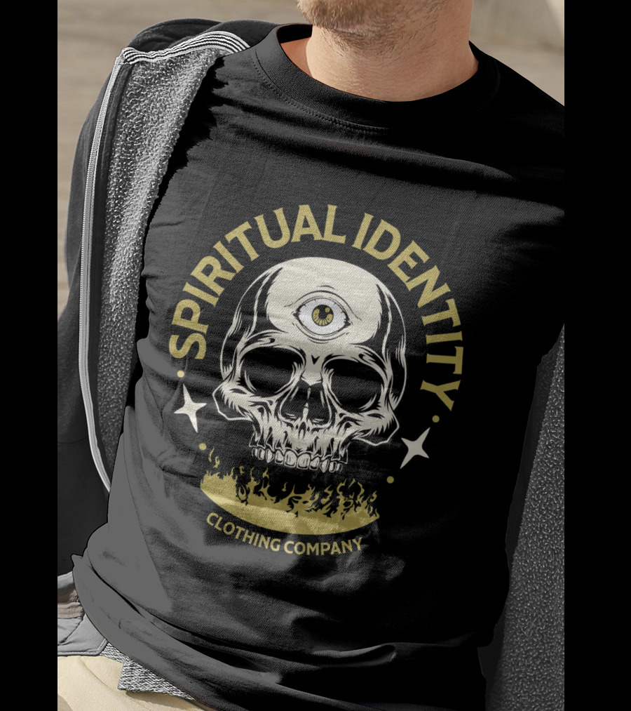 Spiritual Identity Three-Eyed Skull Clothing Company T-Shirt