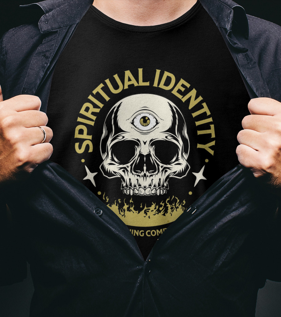 Spiritual Identity Three-Eyed Skull Clothing Company T-Shirt