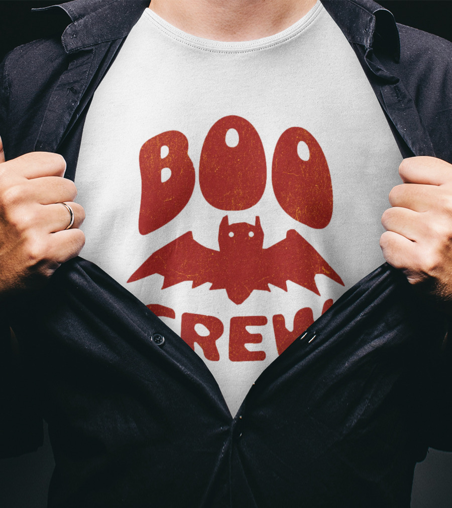 BOO CREW Bat Halloween T-Shirt