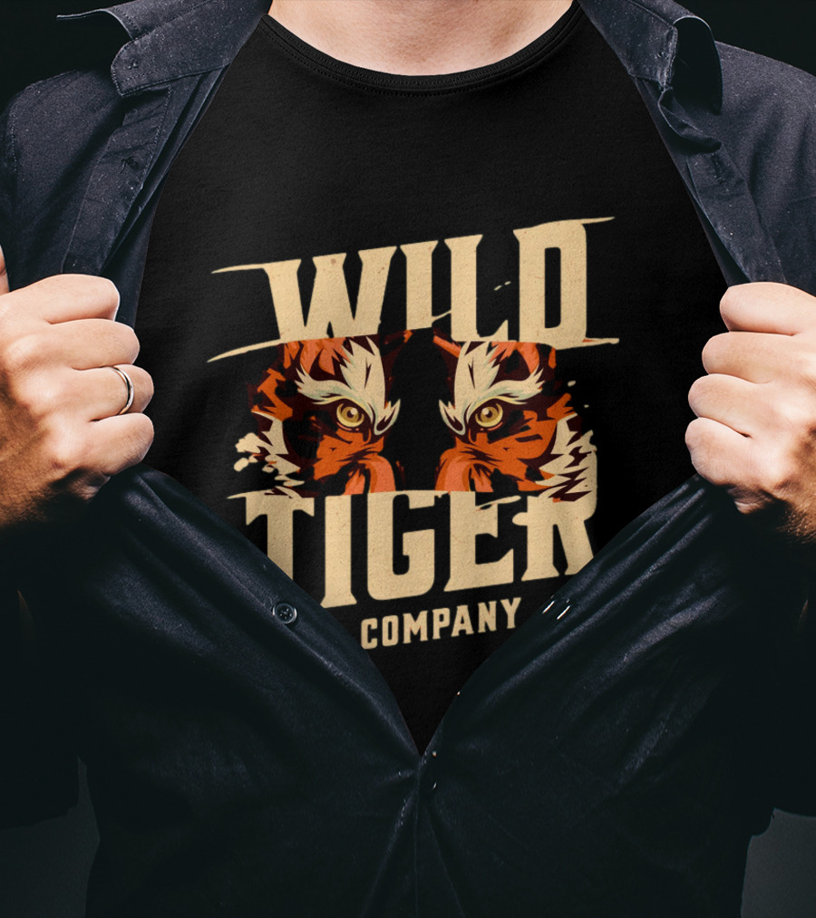 WILD TIGER COMPANY Tiger Eyes T-Shirt