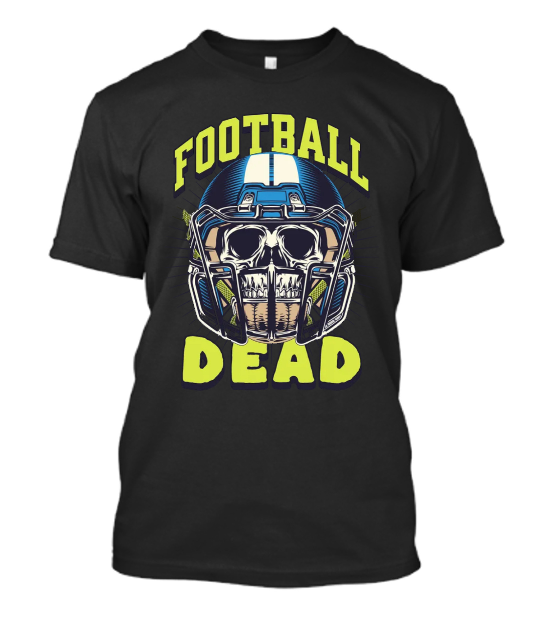 FOOTBALL DEAD Skull Helmet T-Shirt