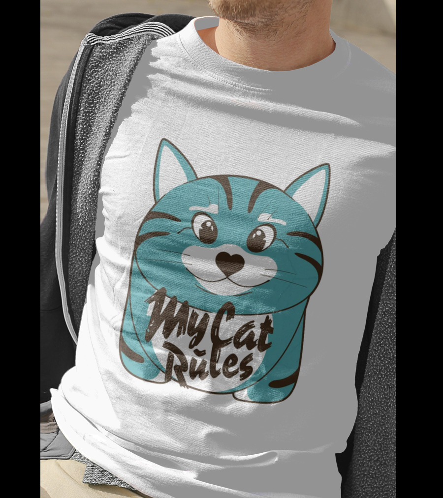 My Cat Rules Cute Animal T-Shirt