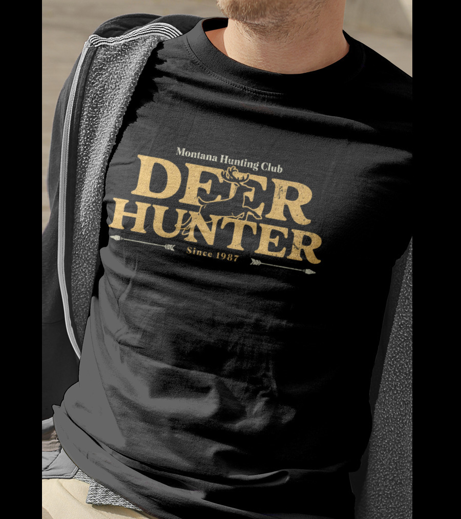Montana Hunting Club Deer Hunter Since 1987 T-Shirt