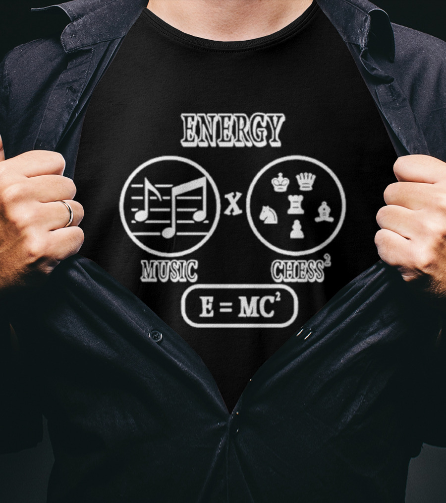 Energy Music Chess E = MC² T-Shirt
