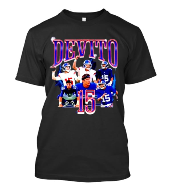 Devito 15 New York Giants Football Player T-Shirt