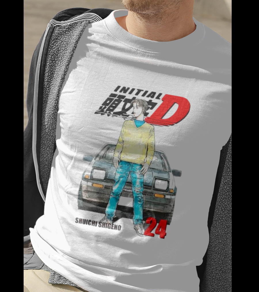 Initial D Shuichi Shigeno 24 T-Shirt
