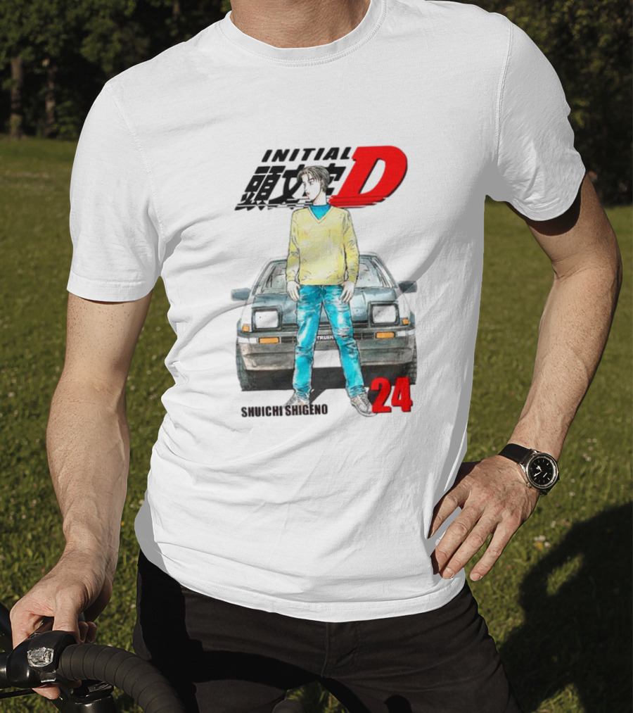 Initial D Shuichi Shigeno 24 T-Shirt