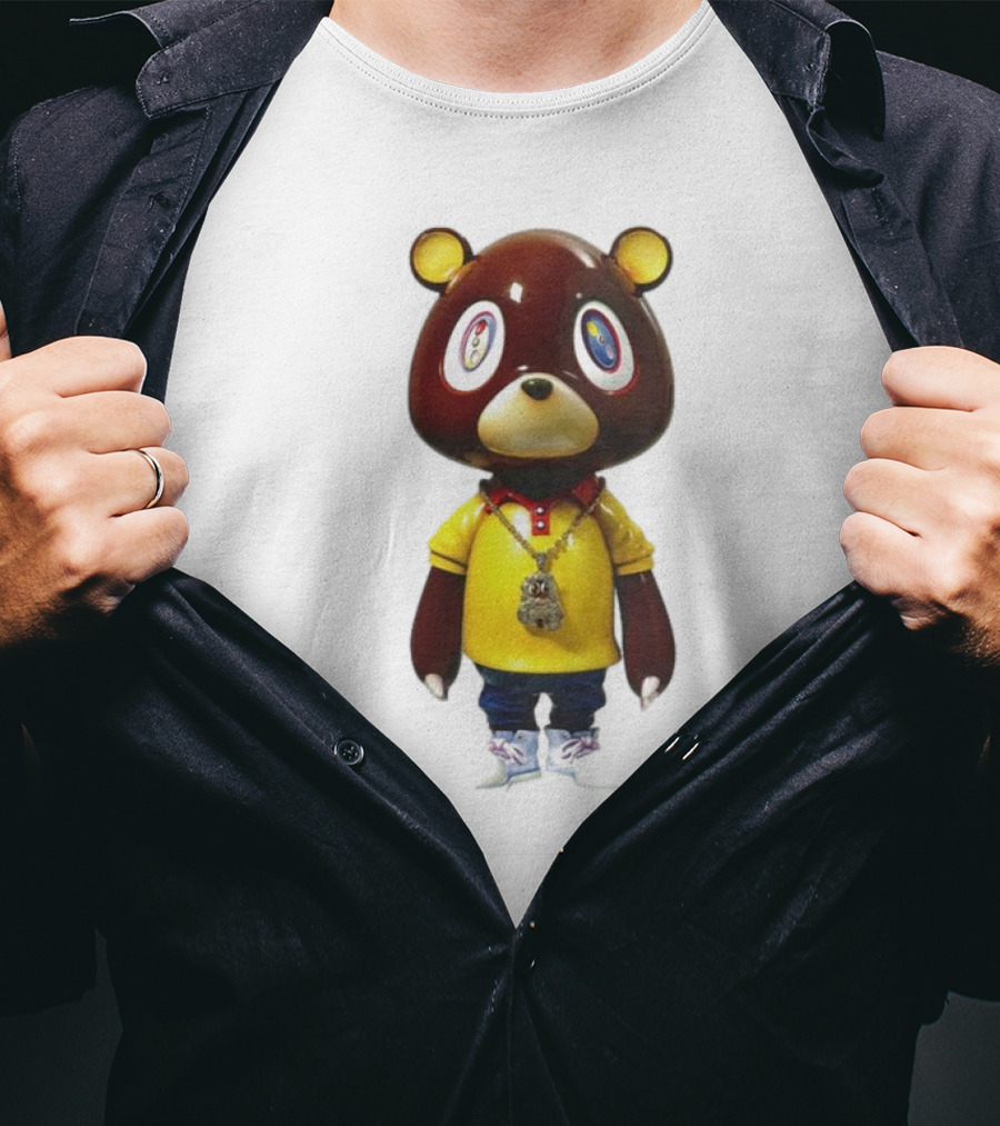 Takashi Murakami Kanye West Bear Figurine T-Shirt