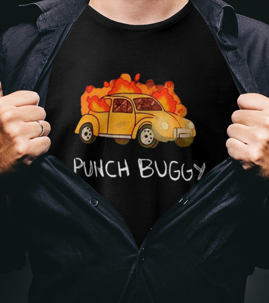 Graaavel’s Punch Buggy On Fire T-Shirt
