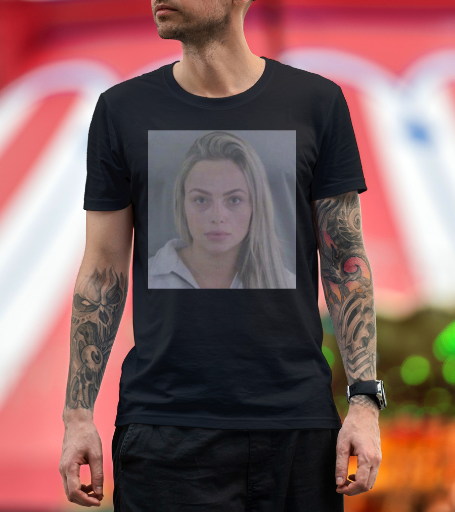 Liv Morgan Shot Mugshot Style Image T-Shirt
