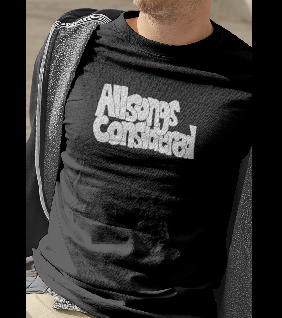 All Songs Considered Retro Typography T-Shirt