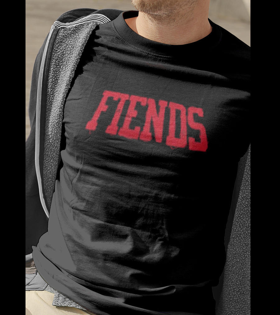 FIENDS Bas Fiends Wotarswwfu Red T-Shirt