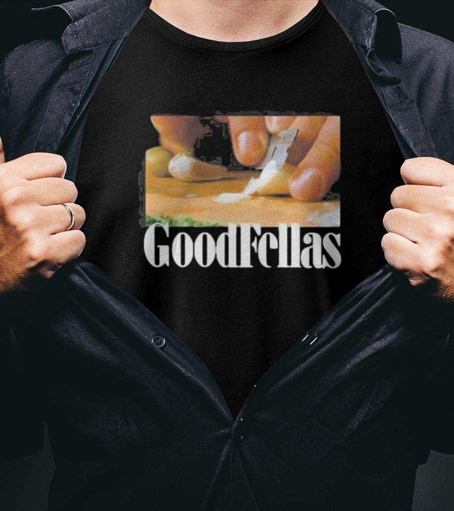 Goodfellas Garlic Slicing Scene T-Shirt