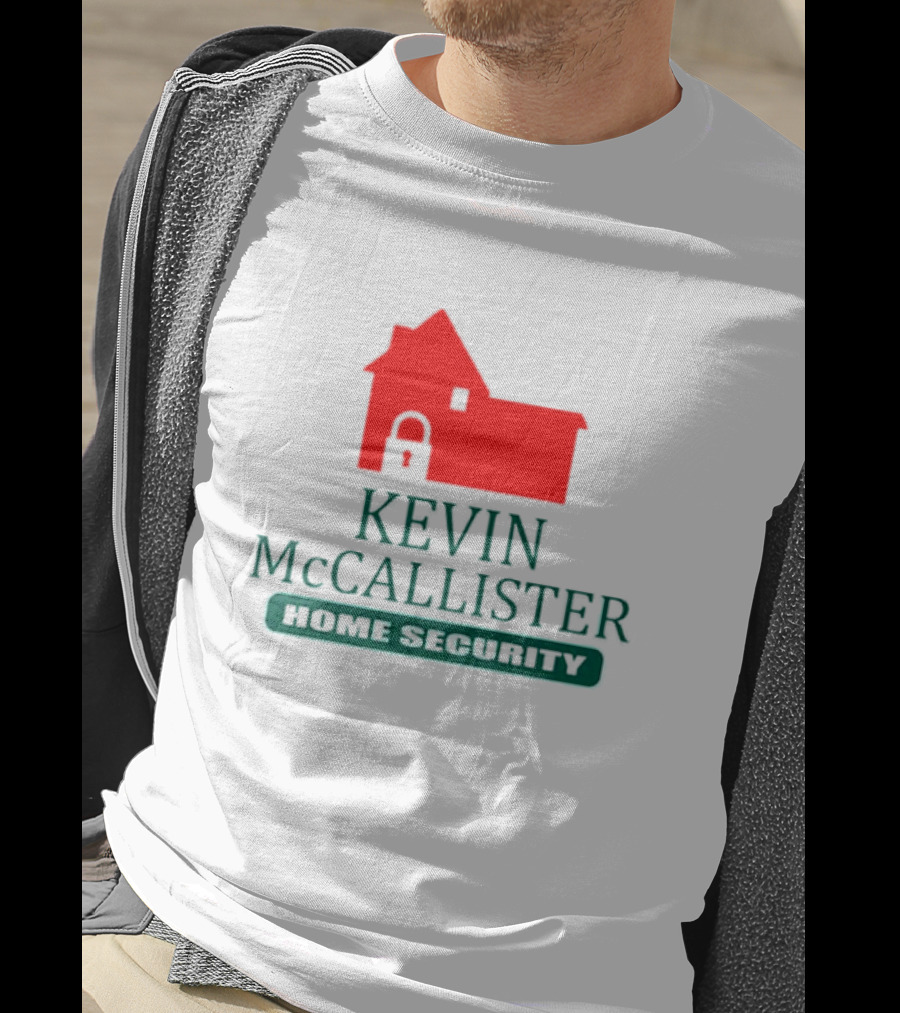 Kevin McCallister Home Security Red House Lock T-Shirt