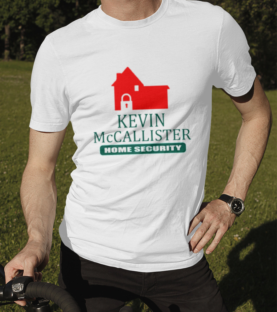 Kevin McCallister Home Security Red House Lock T-Shirt