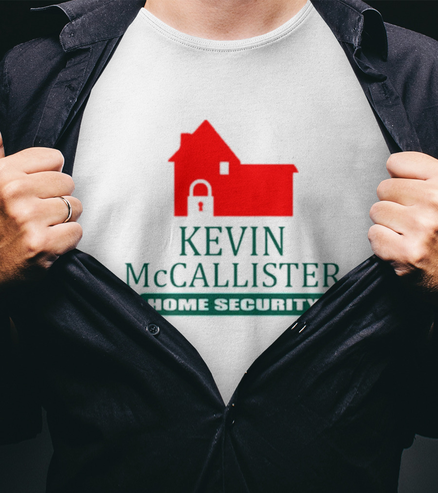 Kevin McCallister Home Security Red House Lock T-Shirt
