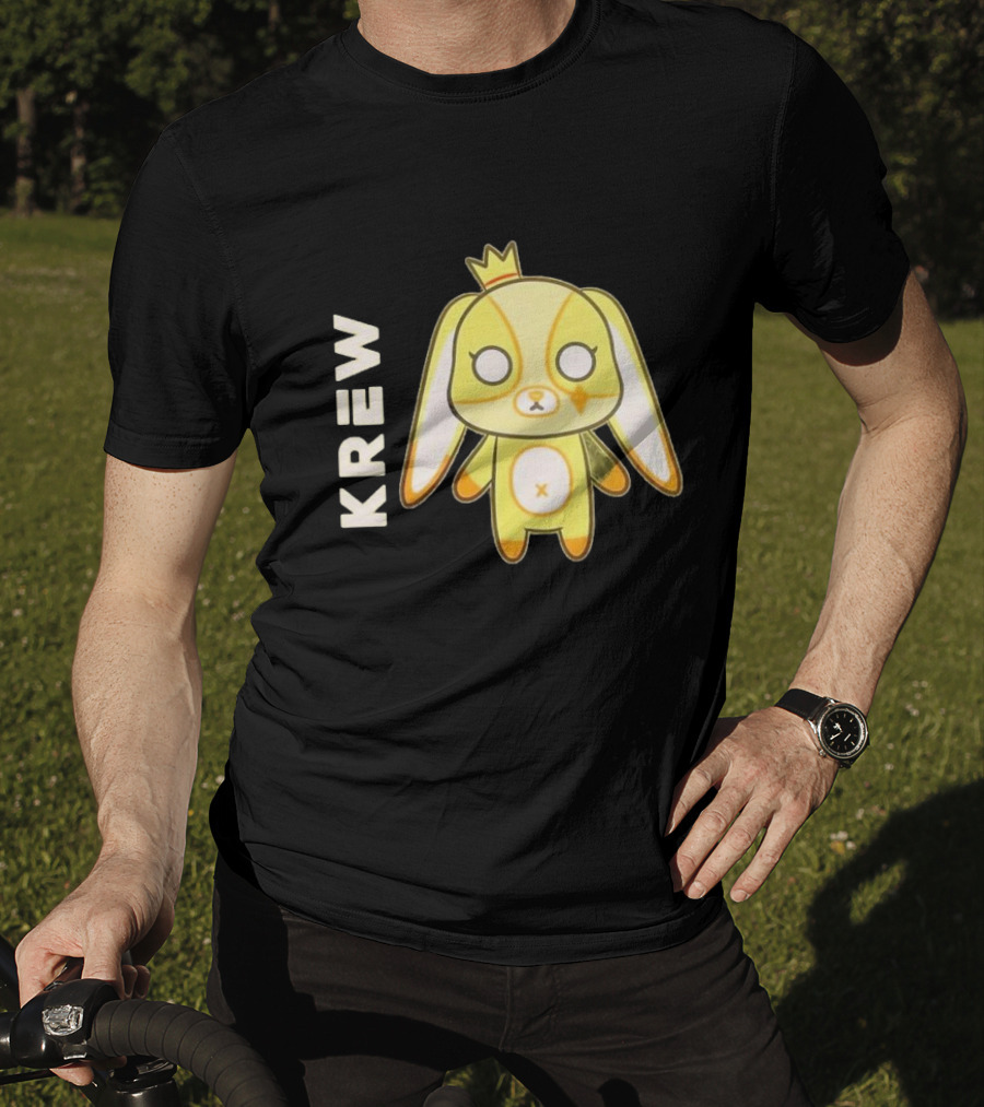 Krew Gold Crowned Teddy Character T-Shirt